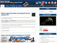 Tablet Screenshot of manuelcancelas.com
